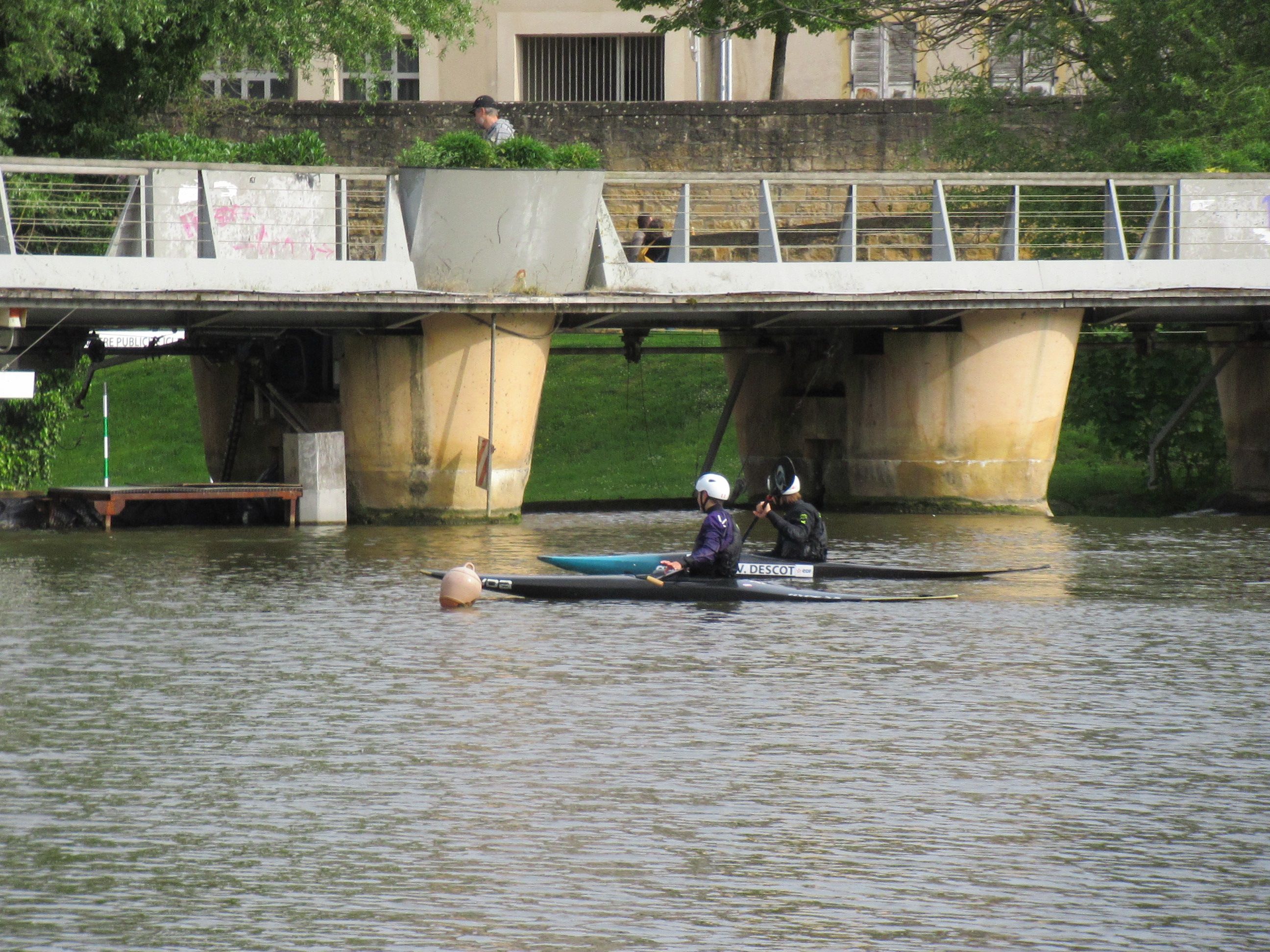 Parcours kayak sur la moselle