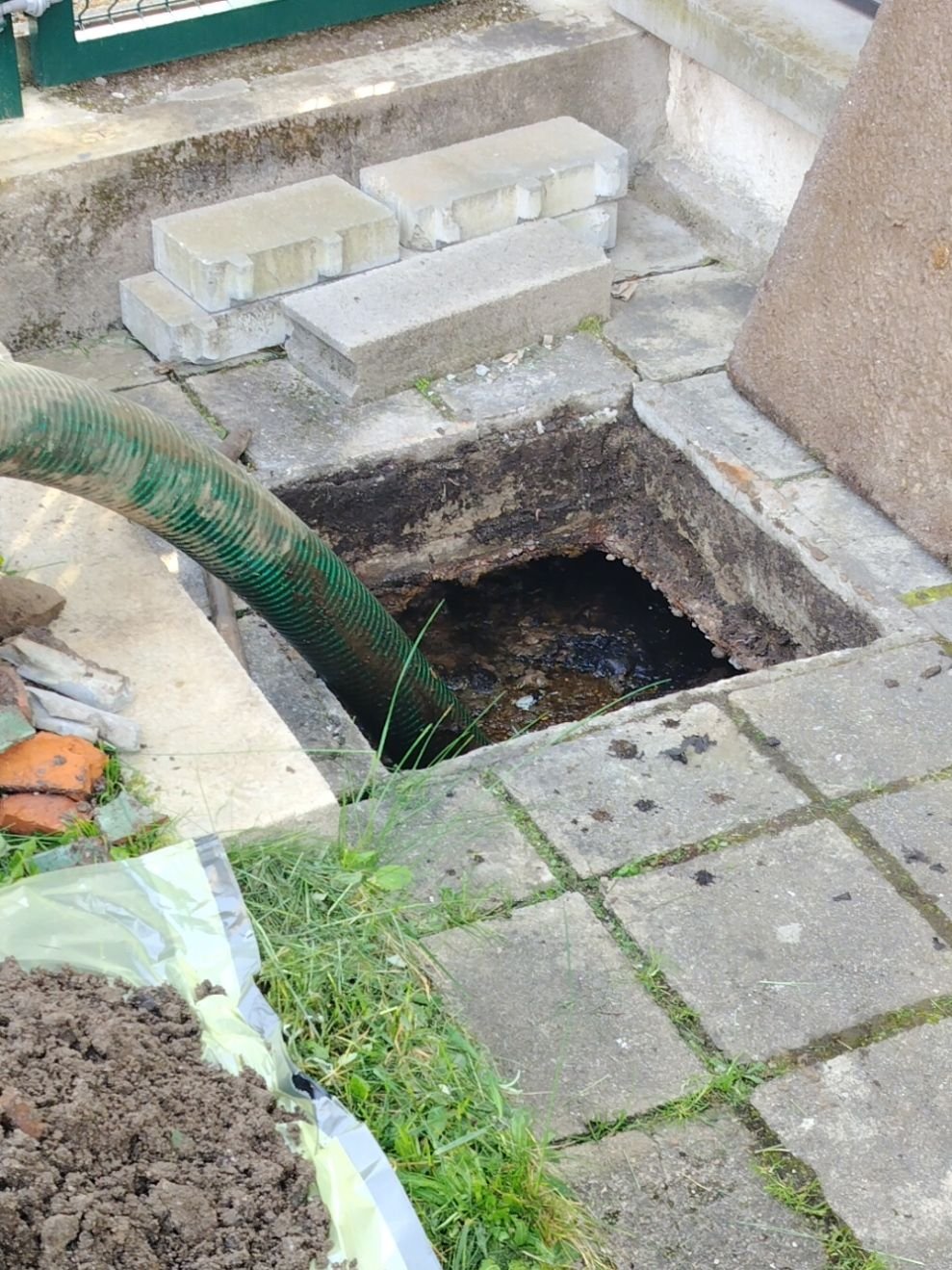 Vidange d'une fosse septique