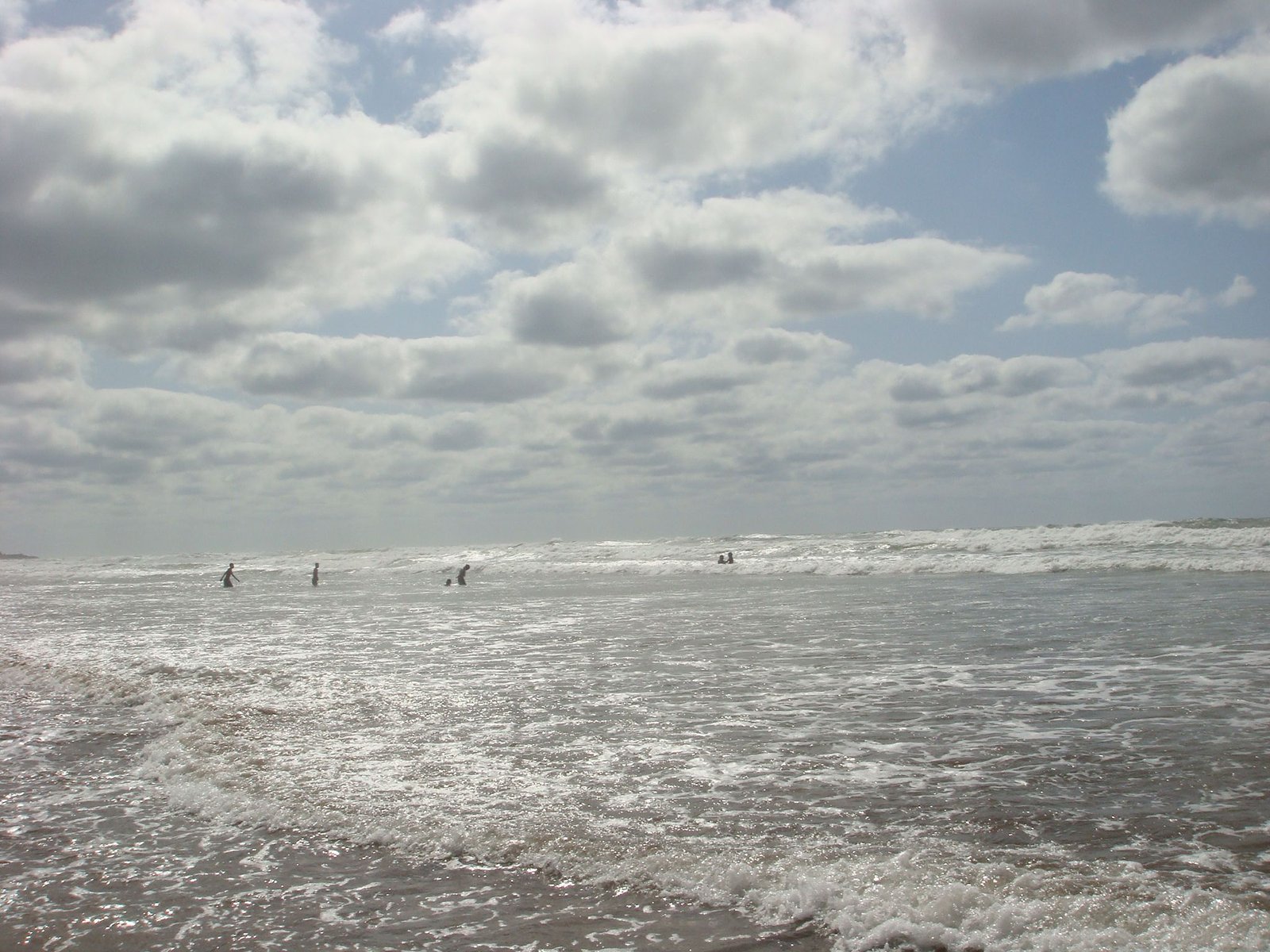 Un baignade dans les vague de la mer photo gratuite