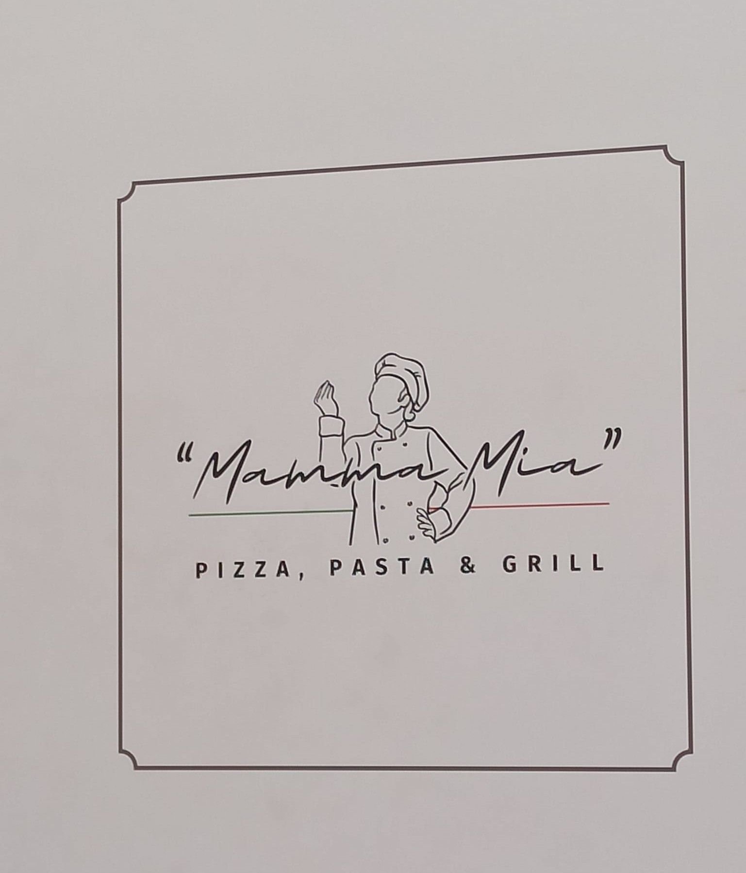 Affiche du restaurant italien Mamma Mia photo gratuite