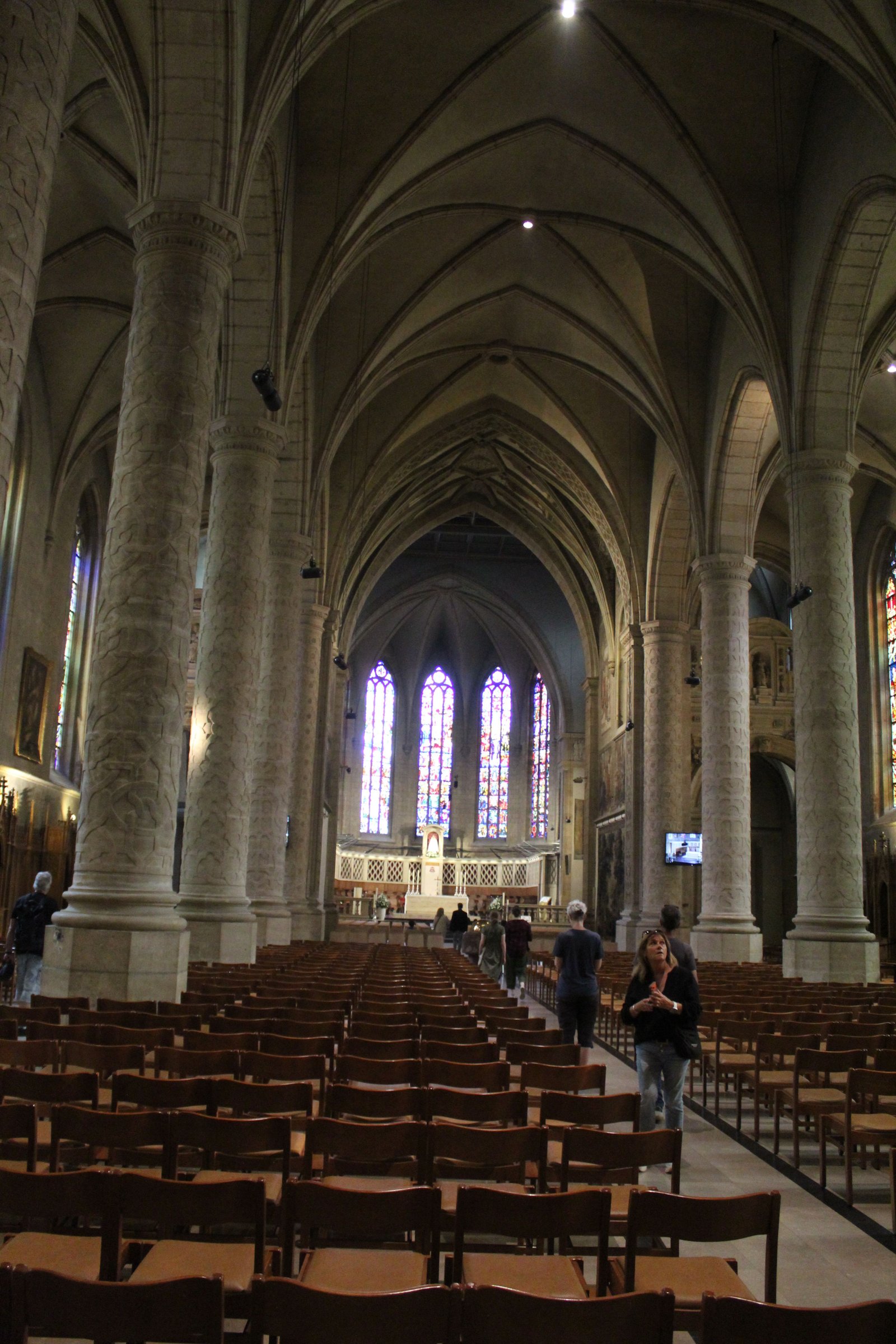 Intérieur de la Cathédrale Notre-Dame de Luxembourg, photo gratuite