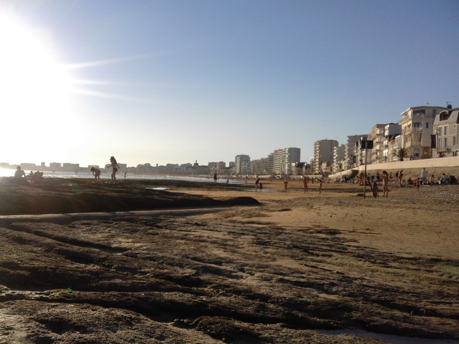 Plage des Sables D'Olonne, océan atlantique, Vendée