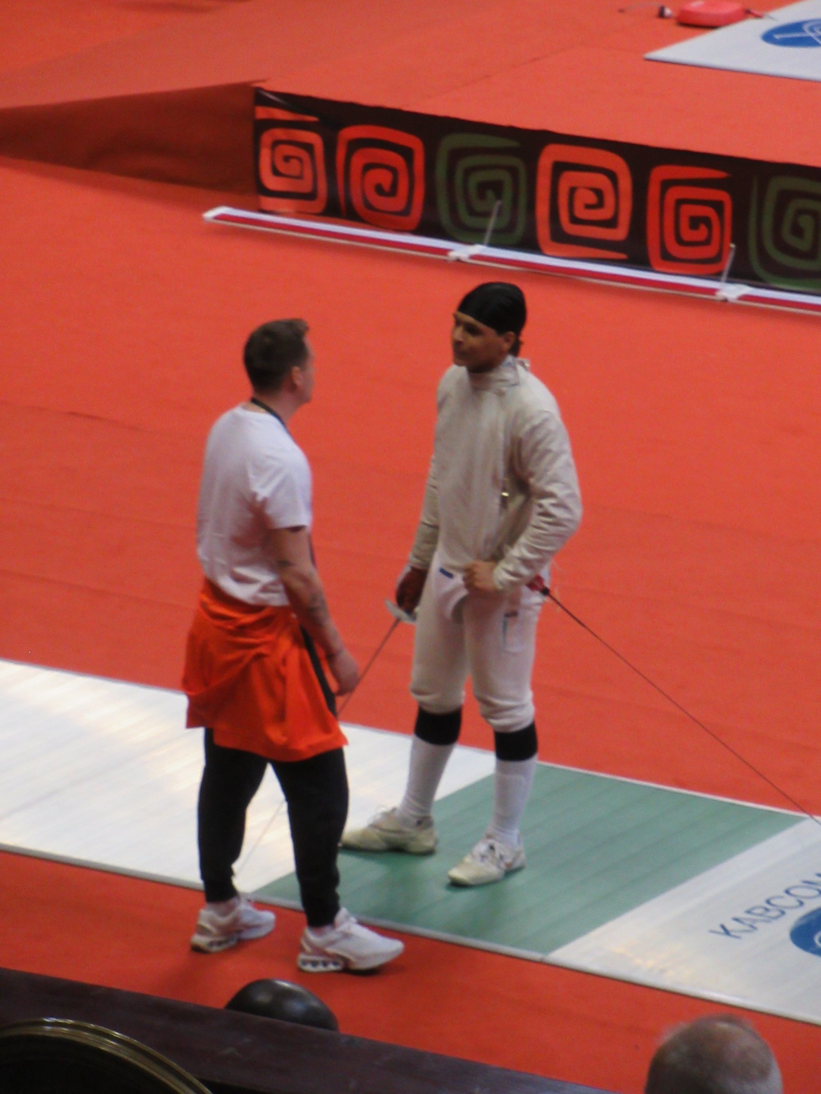 Escrimeurs en piste aux Championnats d'Afrique d'Escrime Casablanca 2024