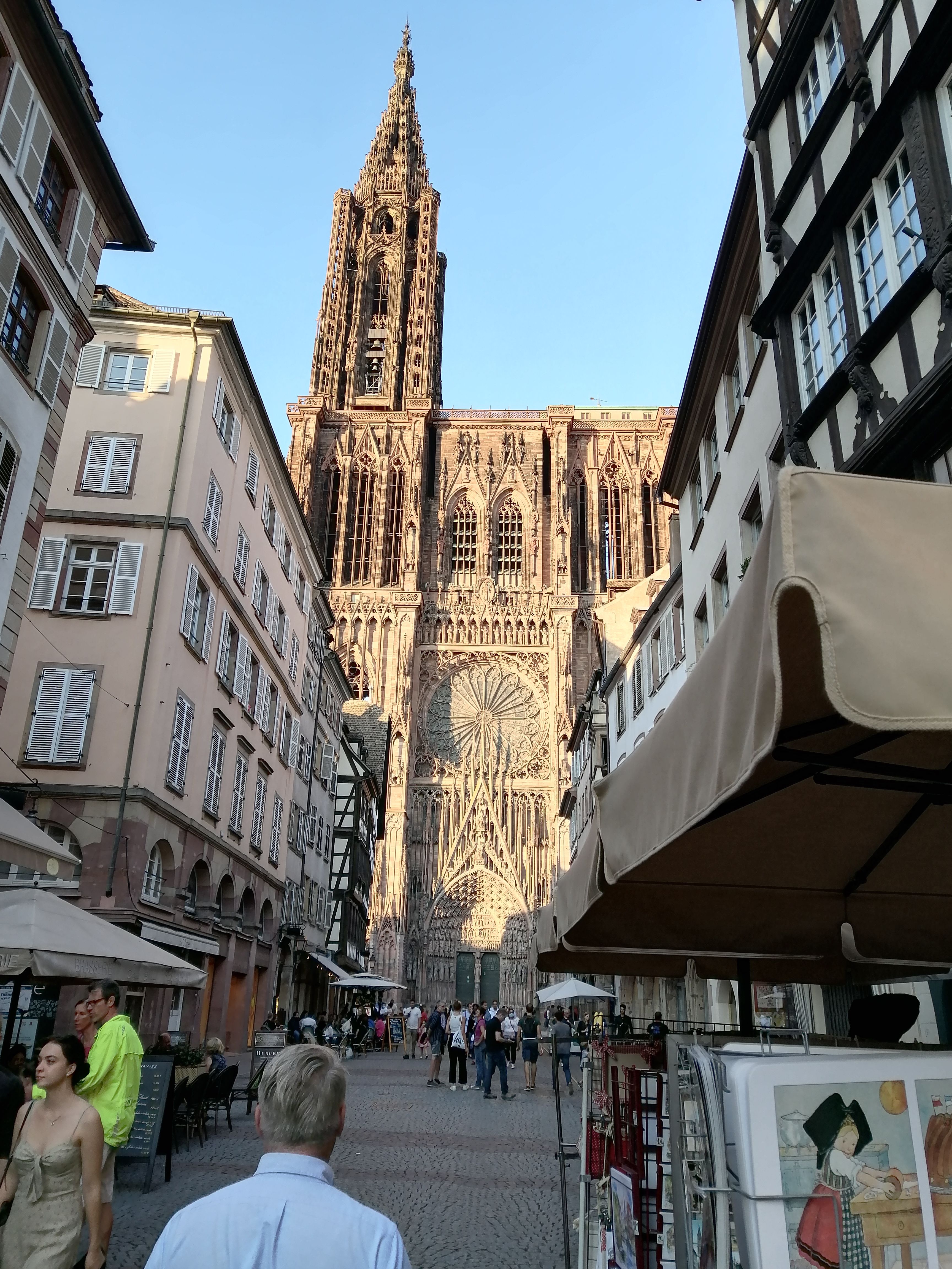 Maisons à colombage près de la cathédrale de Strasbourg