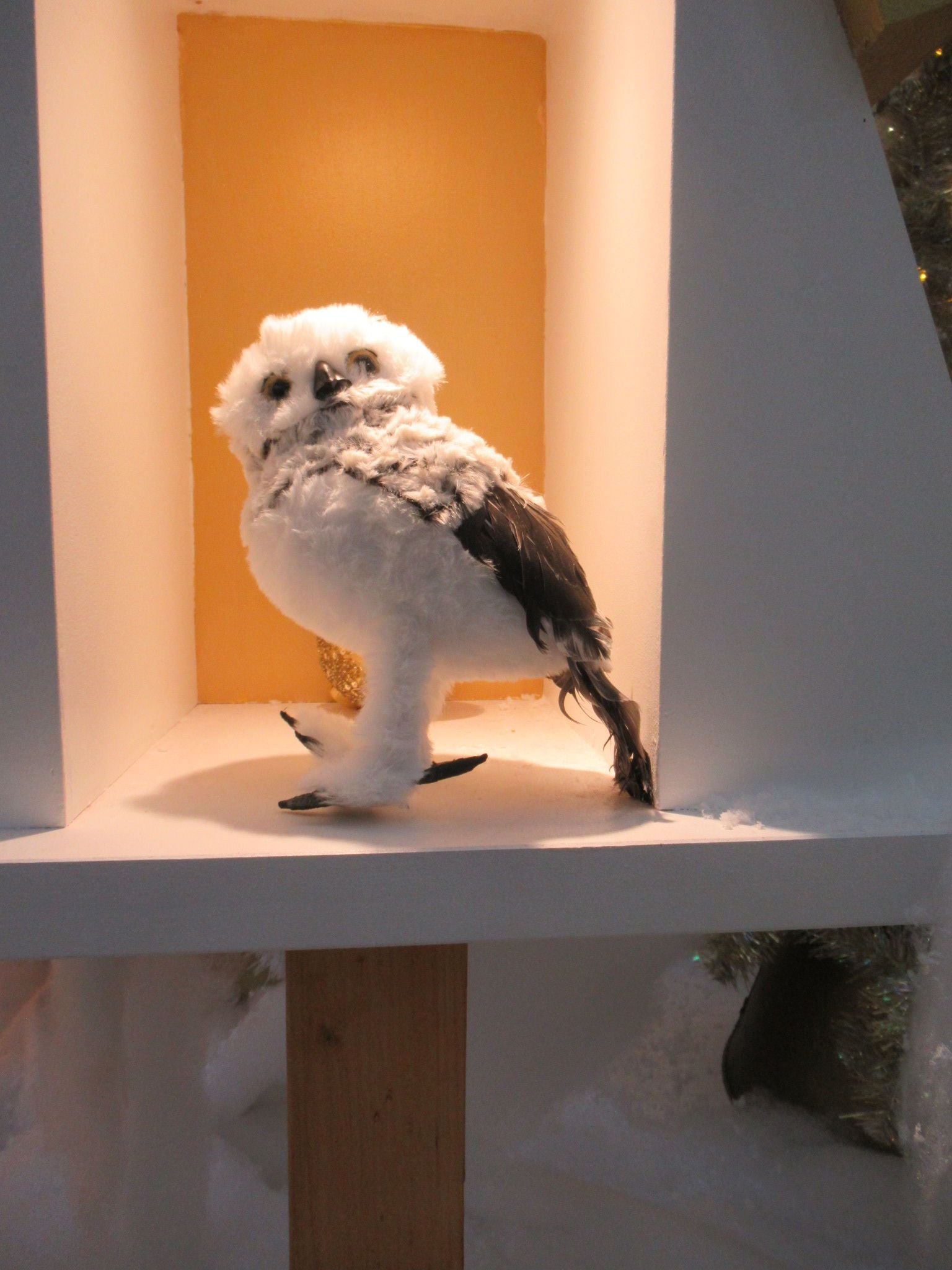 Une figurine décorative d'un hibou, photo gratuite