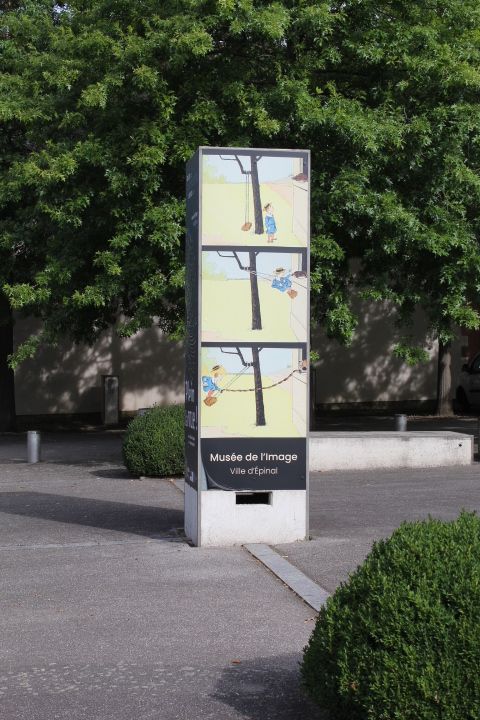 Signalétique du Musée de l'Image d'Epinal Vosges