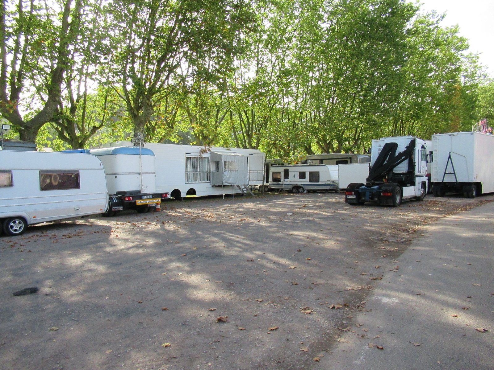 Camping-cars de fête foraine
