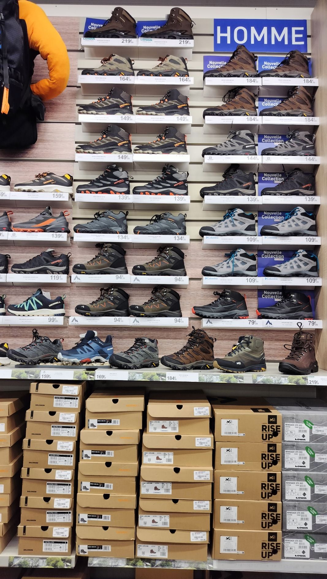 Chaussures de randonnée homme