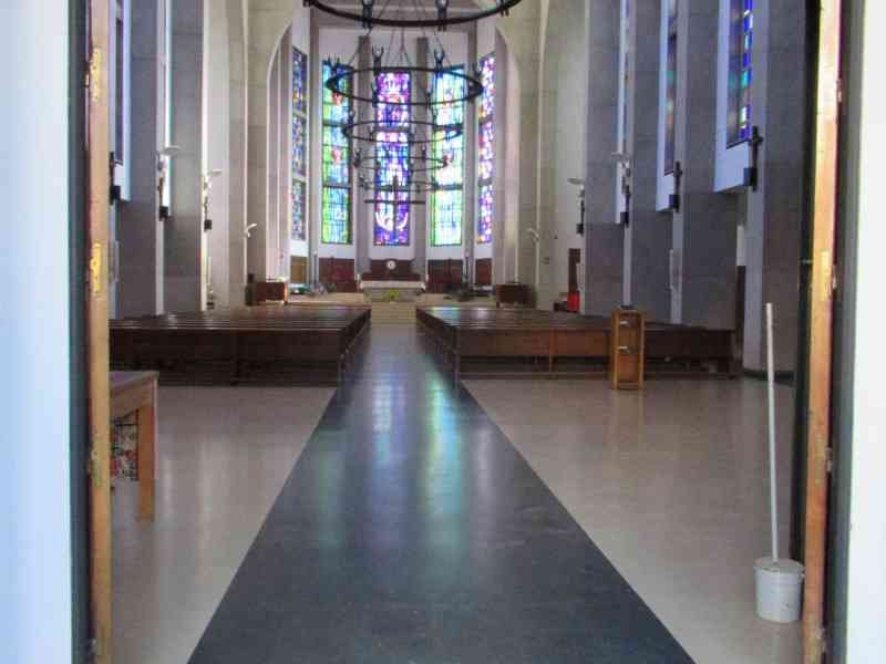 Intérieur de la cathédrale Notre-Dame-de-l 'Assomption à Tanger au Maroc