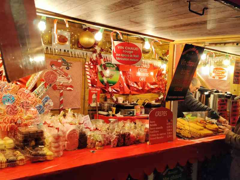 Stand d'un marché de Noël