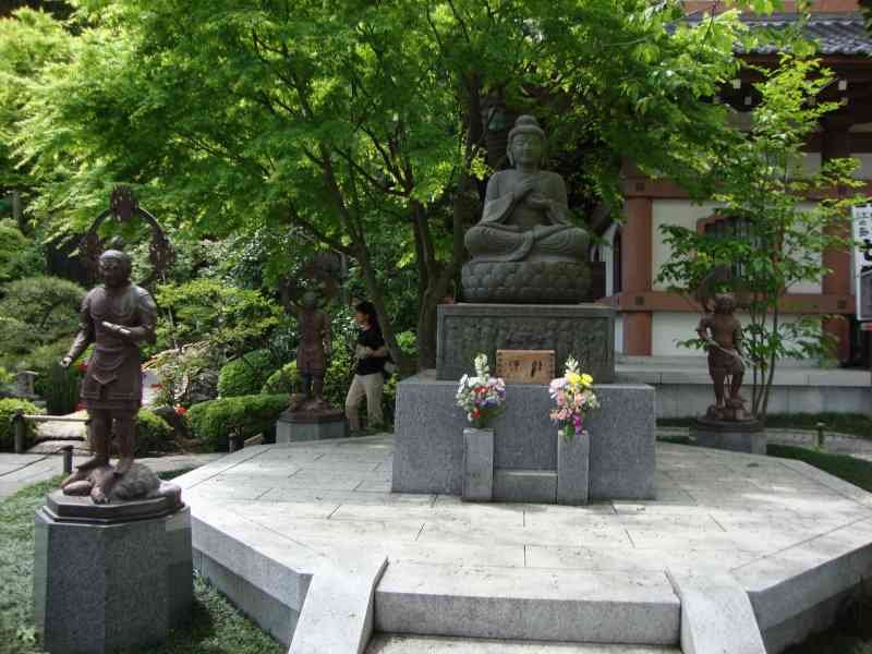 Statue de Bouddha dans le temple Hasedera au Japon, Asie, photo gratuite