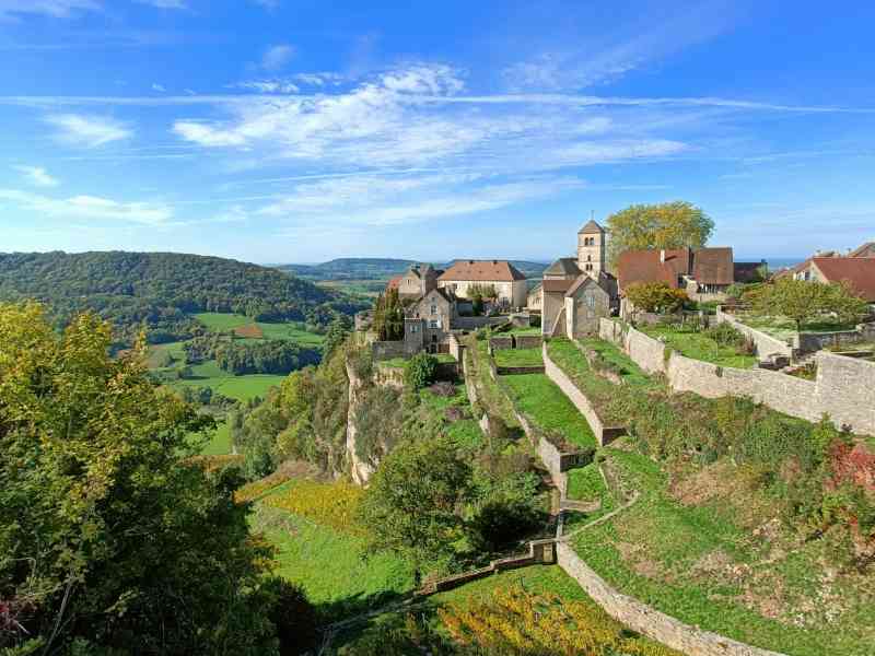 Château-Chalon du Jura en France