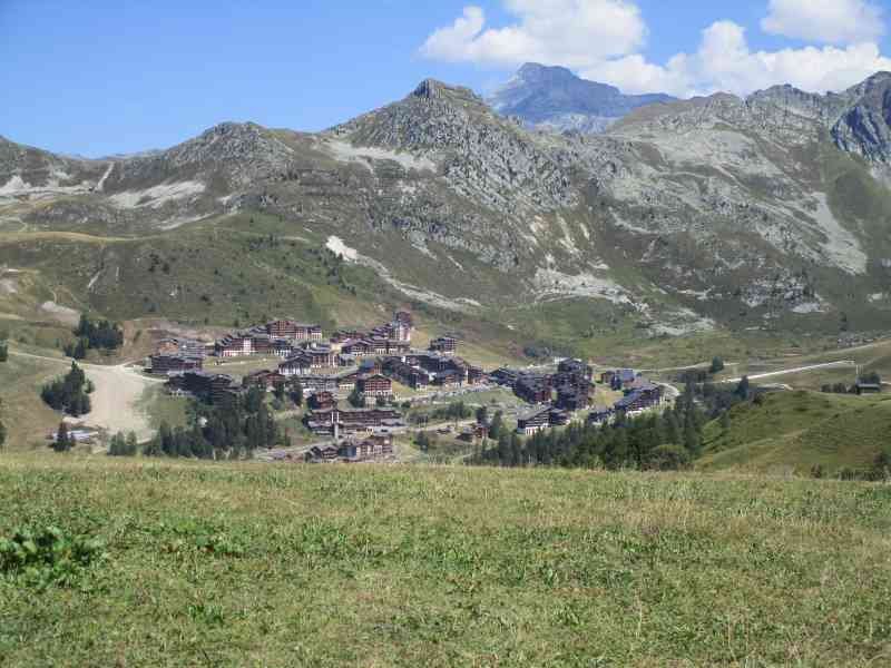 Belle-Plagne Village montagneux de La Plagne dans la vallée Tarentaise en France