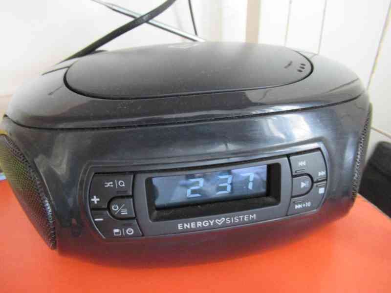 Lecteur radio CD portable noir