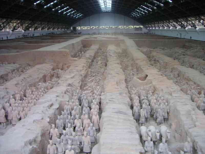 Palais souterrain des soldats de terre cuite à Xi'an