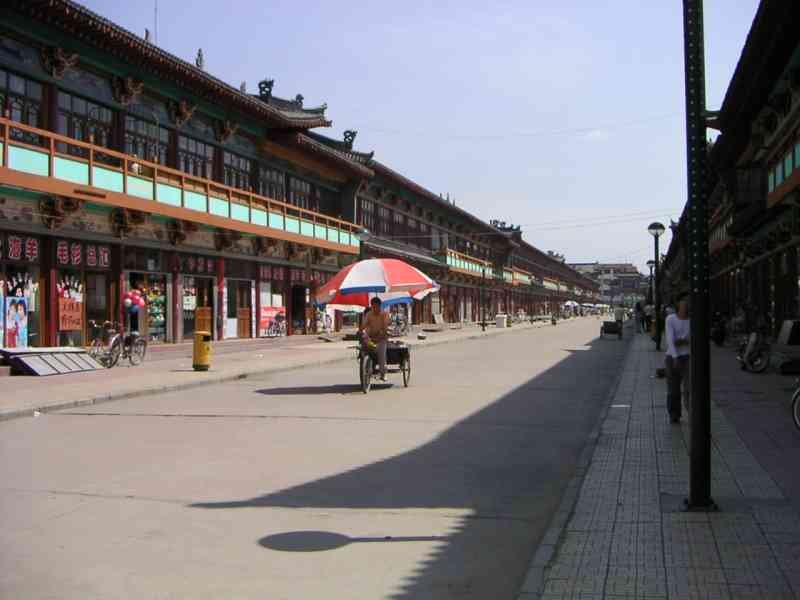 Avenue du marché chinois, personne sur une bicyclette, Asie photo gratuite