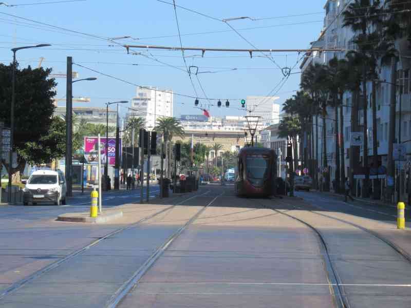 Le tramway de Casablanca, photo gratuite