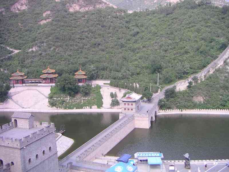 Vue panoramique de la Grande Muraille de Juyongguan en Chine, cours d'eau, Asie photo gratuite