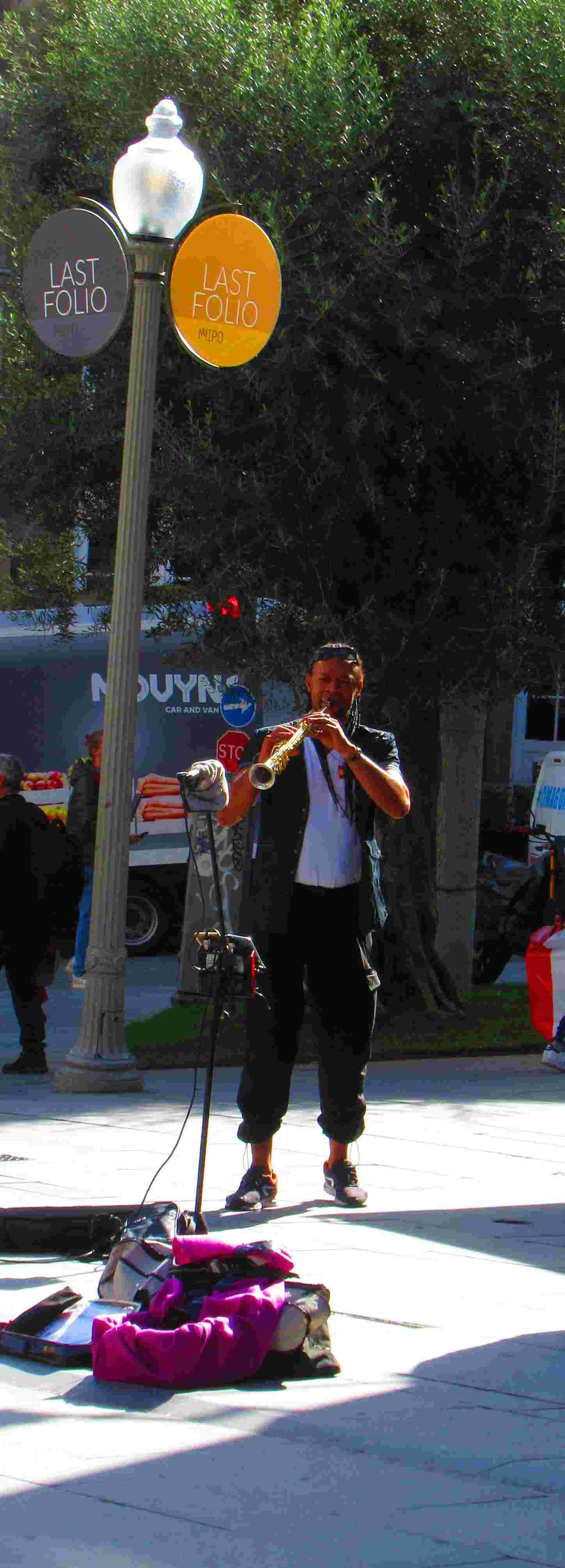 saxophone dans la rue