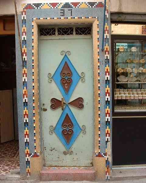 Modèle des portes marocaines photo gratuite