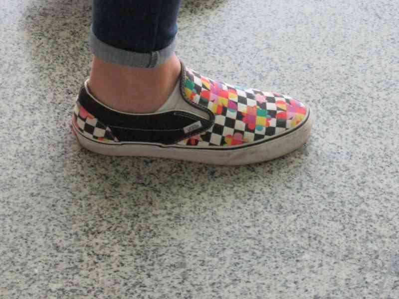 Chaussures VANS classiques fleuries