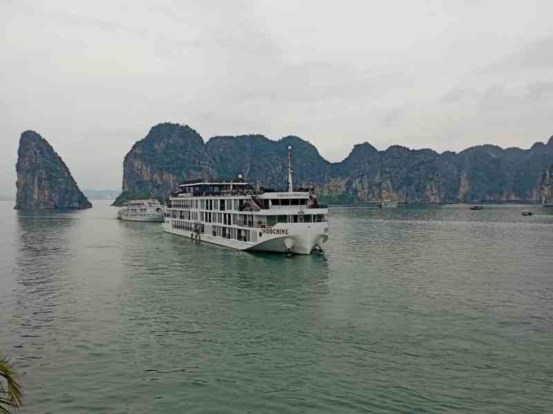 Bateau de croisière, baies d'Hạ Long, Vietnam, photo gratuite