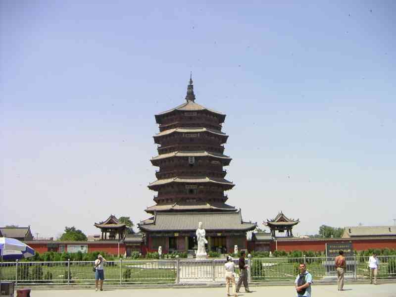 La pagode Sakyamuni du temple Fogong en Chine, Asie photo gratuite
