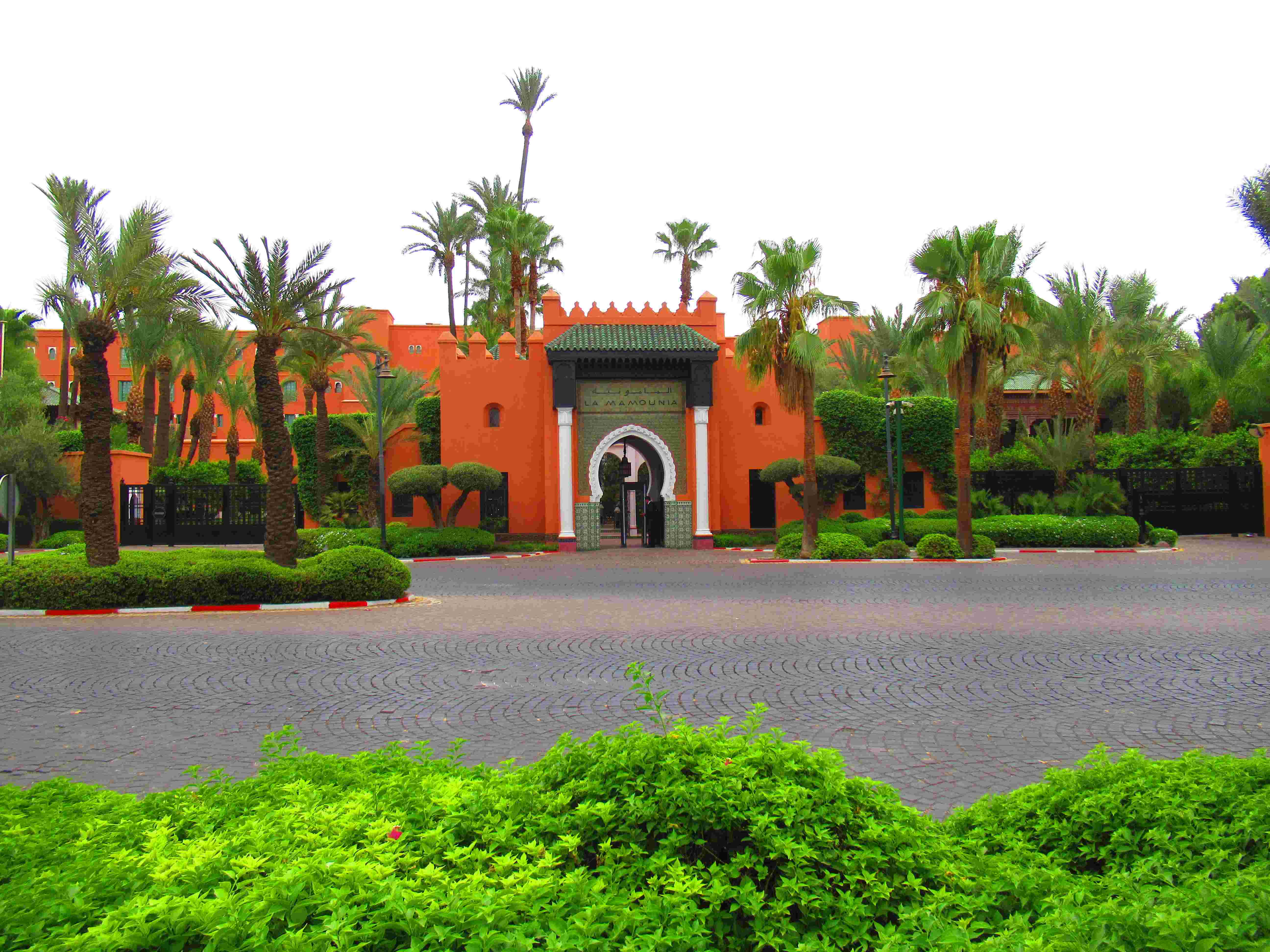 Entrée de la Mamounia à Marrakech