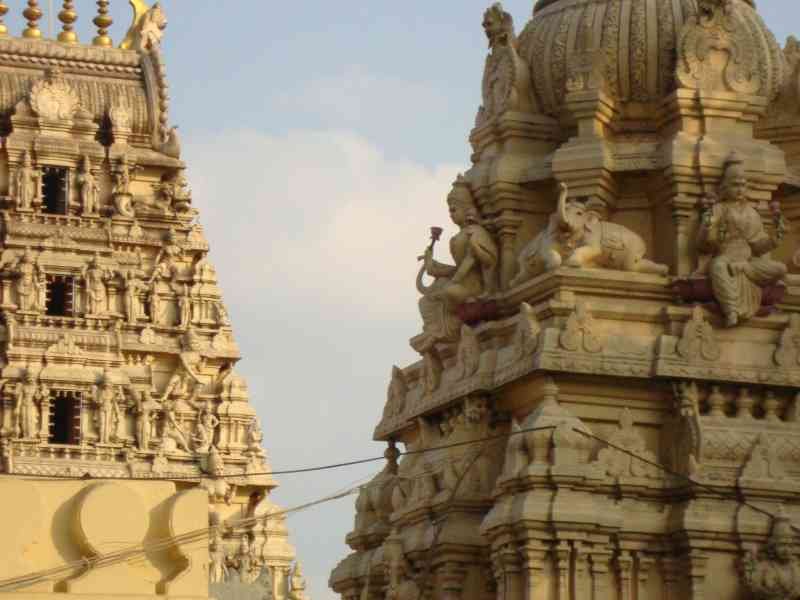 Le temple de Sri Venkateswara à Tirumala en Inde, photo gratuite
