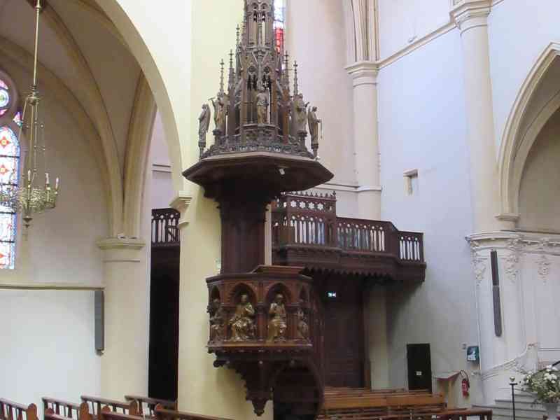 Chaire de l'église Notre Dame de Remiremont