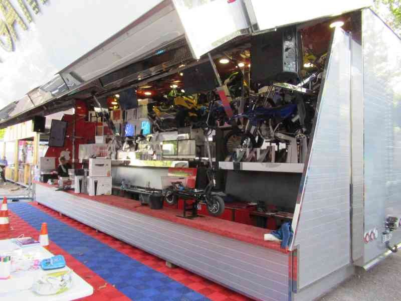 Stand Snipper dans une fête foraine