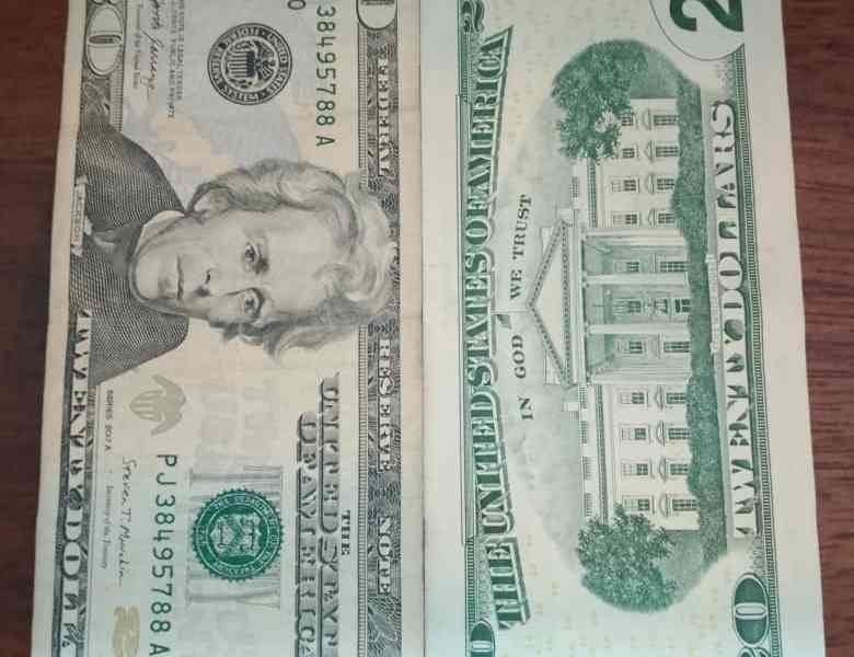 Andrew Jackson sur les billets de 20 dollars américains photo gratuite