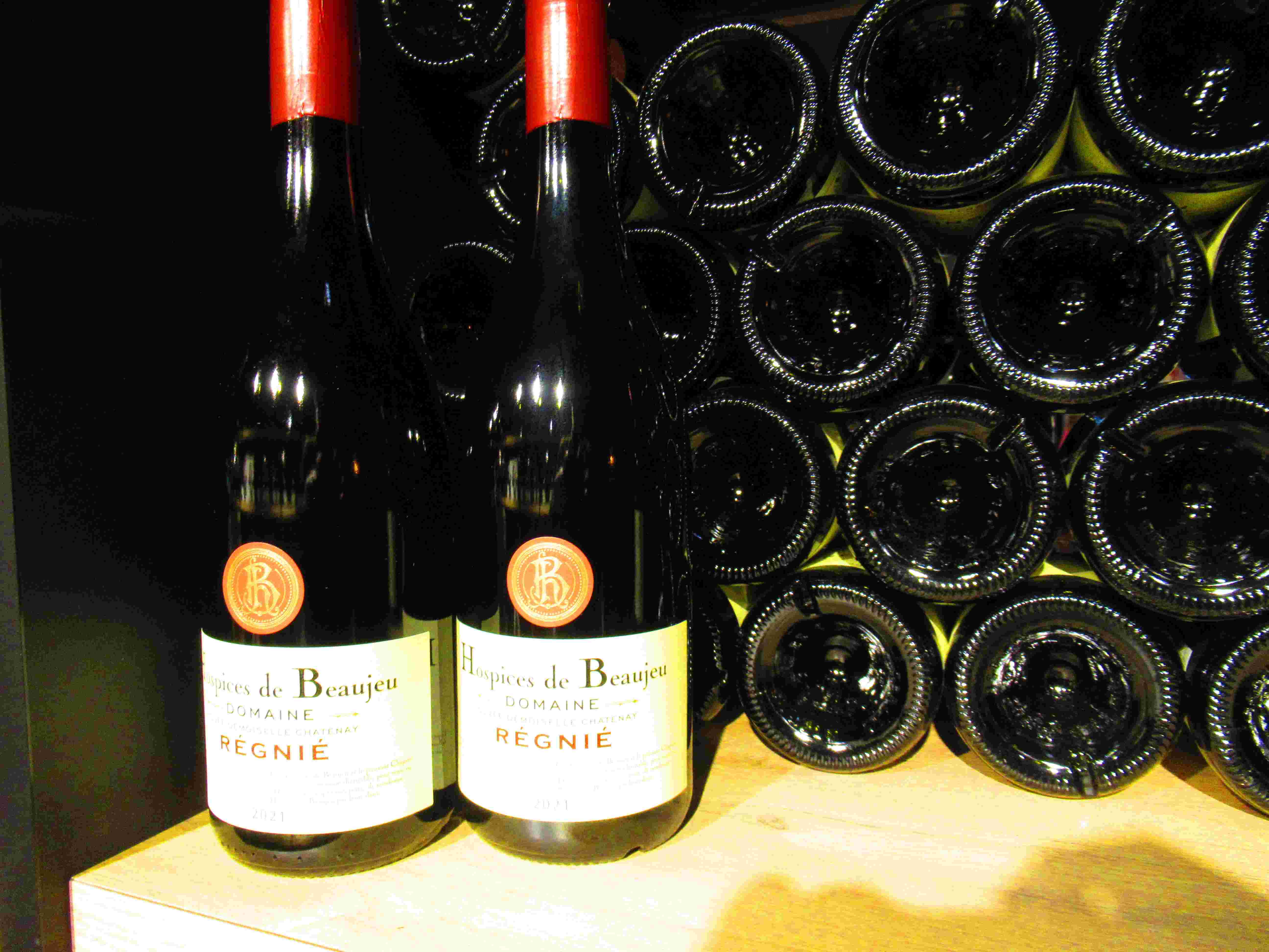 Bouteilles de vin de Bourgogne