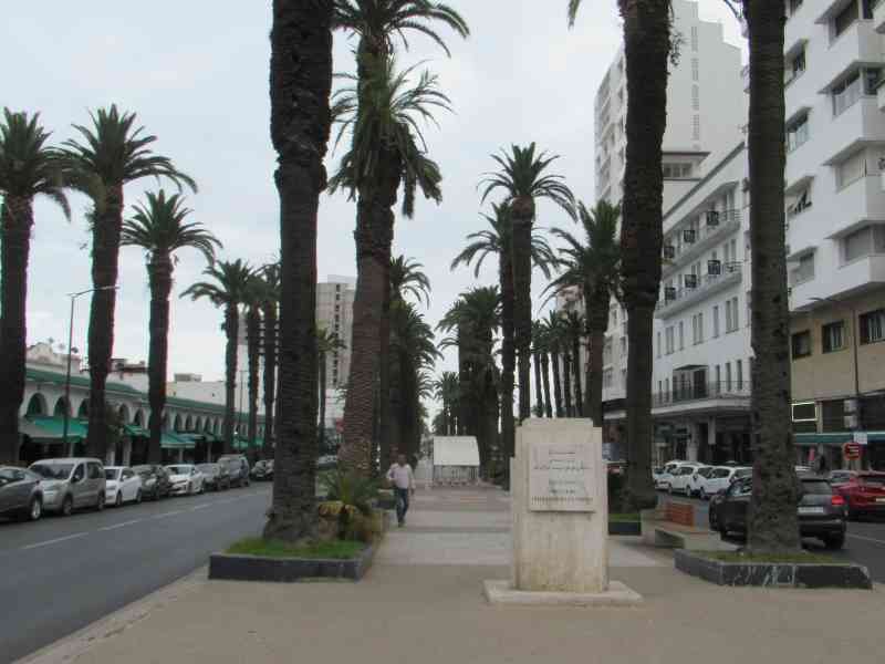 Centre-ville de Casablanca au Maroc
