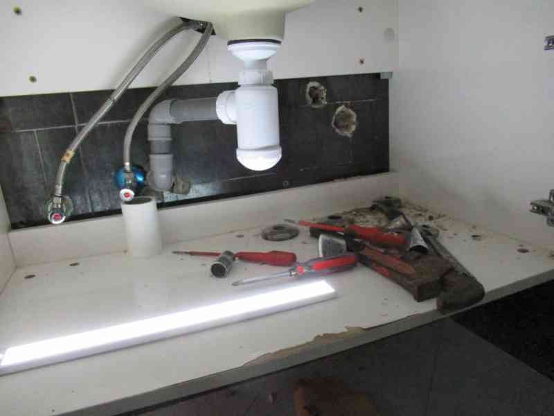 Travaux de plomberie