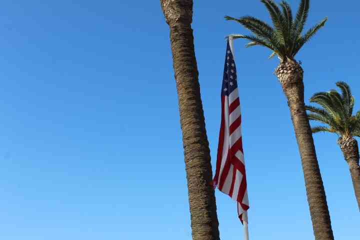 Drapeau américain photo gratuite - Kostenloses Foto der amerikanischen Flagge