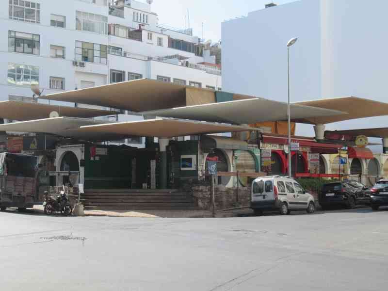 Le marché Zevaco à Casablanca rue d'Agadir, au Maroc, photo gratuite