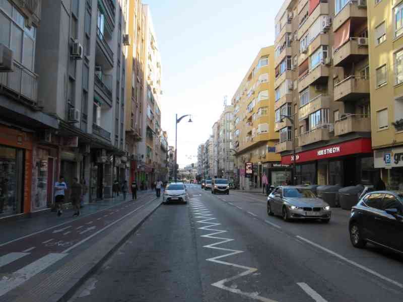 Une rue de la ville de Malaga, photo gratuite