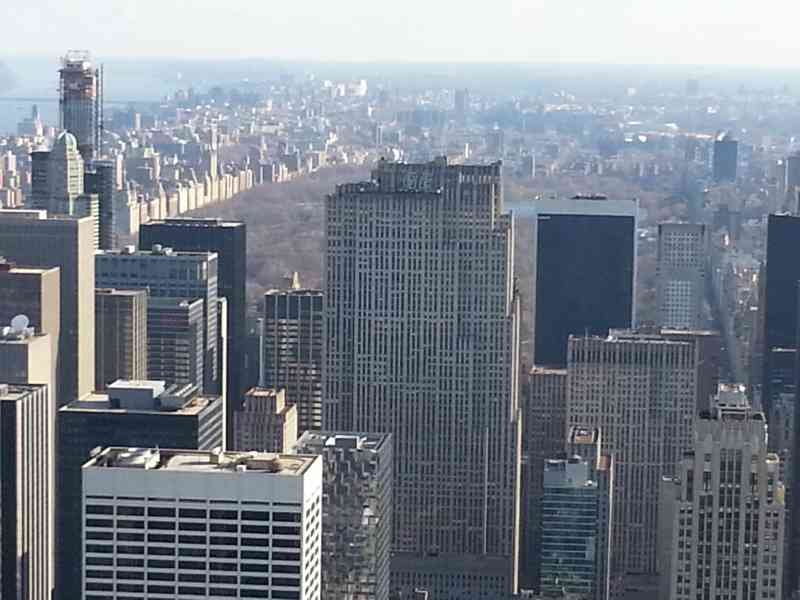 Immeuble GE Building, gratte-ciel, ville, New-York, Etats-Unis, photo gratuite