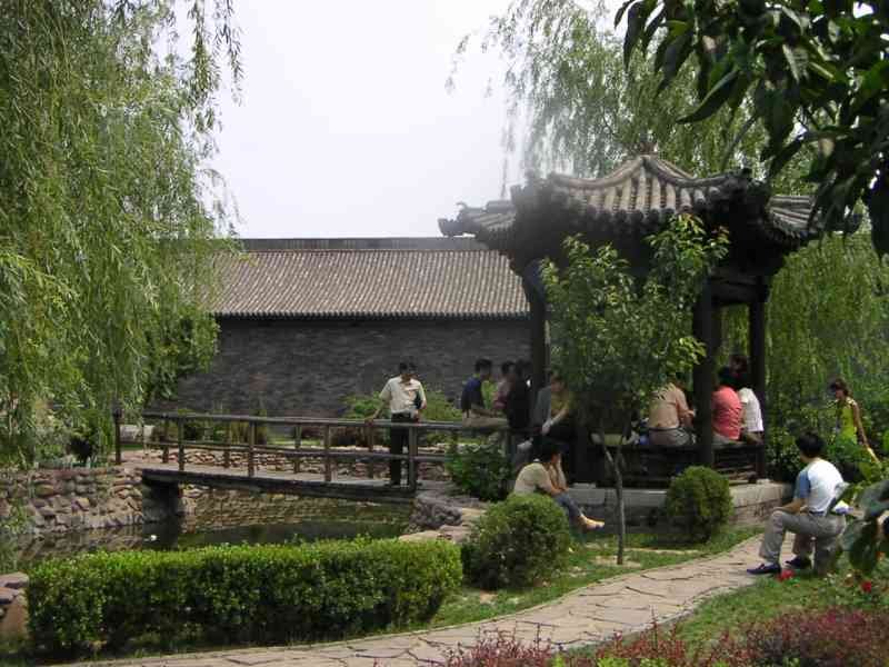 Des personnes dans le jardin, temple, Chine, Asie photo gratuite