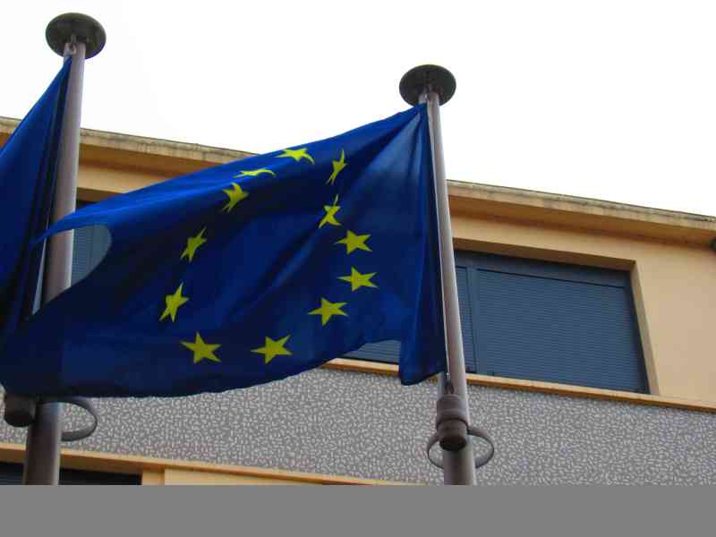 Drapeau de l'Union européenne photo gratuite - Kostenloses Foto der Flagge der Europäischen Union