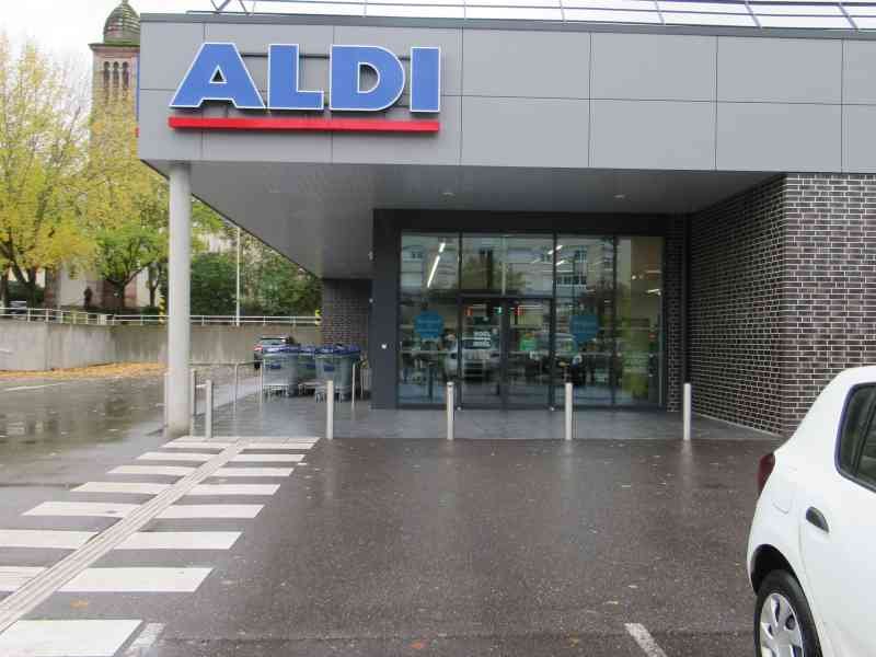 Façade du supermarché ALDI