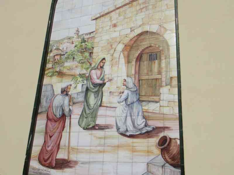 Une peinture murale, une œuvre d'art religieuse, photo gratuite