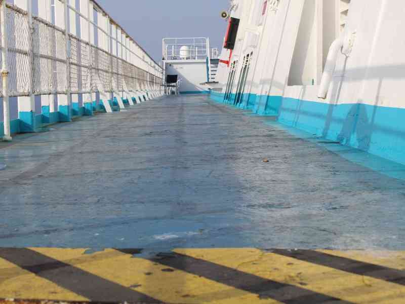 Le pont d'un navire, photo gratuite