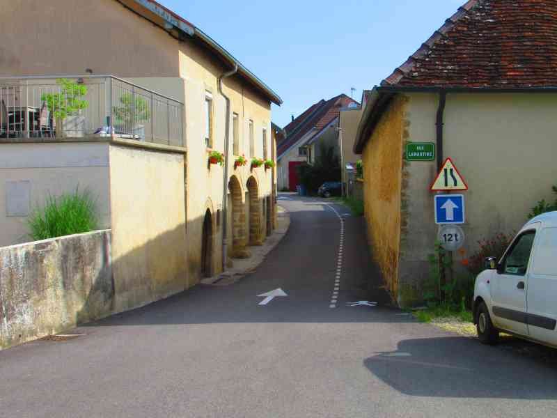 Une rue de Saint Lothain à Jura, photo gratuite