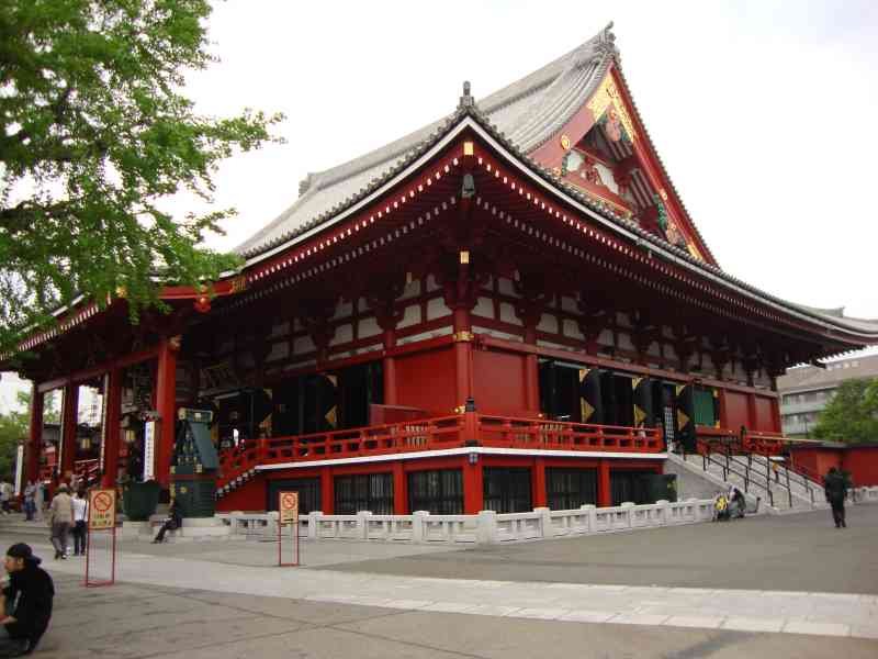 Sanctuaire shinto Sensoji à Tokyo au Japon