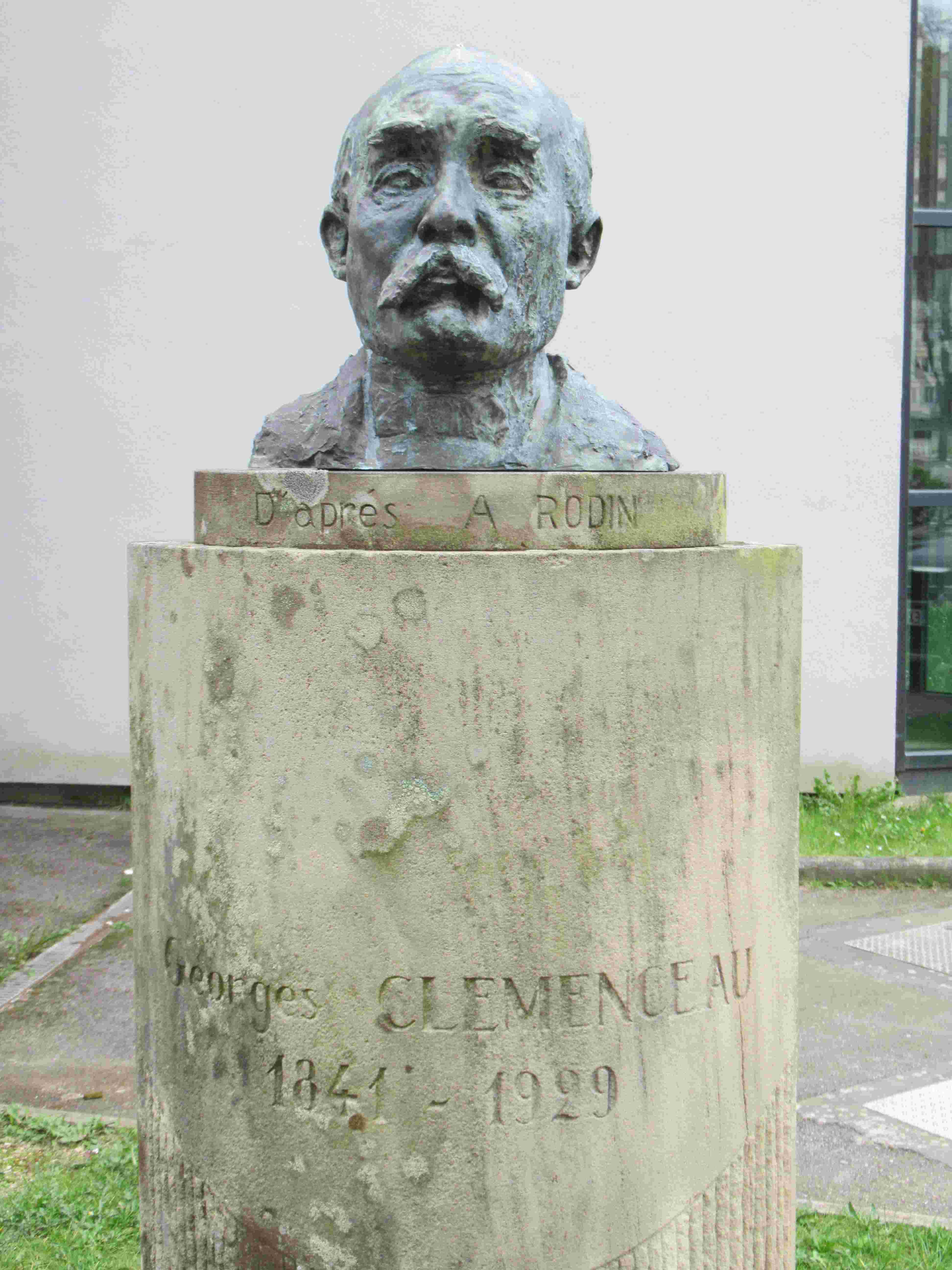 Buste de Clémenceau à Épinal