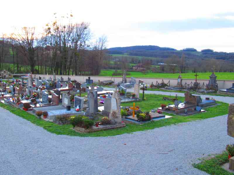 Cimetière de Passenans dans le Jura