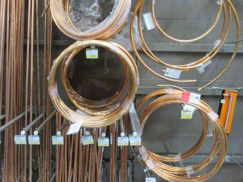 Tubes en cuivre en couronne et en barre