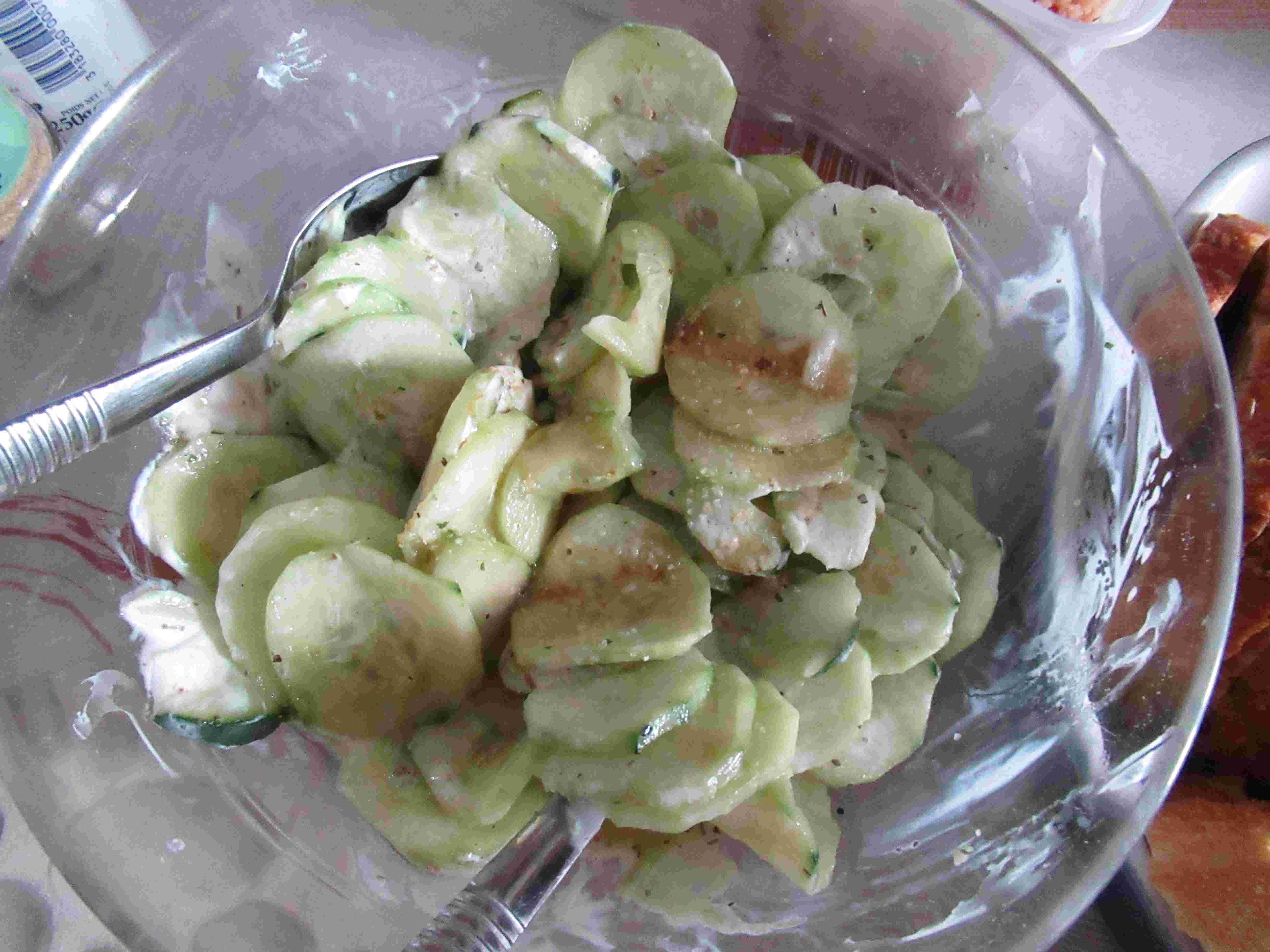 Salade de concombres